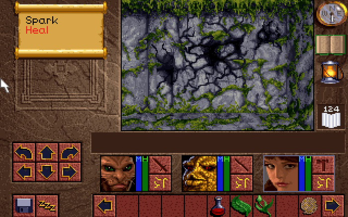 Brüchige Mauern lassen sich mit dem Hammer zertrümmern und eröffnen neue Wege. (Quelle: Westwood Studios / Screenshot: Medienagentur Plassma)