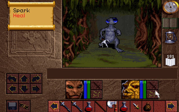 Achtung: Auch freundliche Kreaturen schlagen auf den Spieler ein, wenn er sie mehr oder weniger versehentlich angegriffen hat. (Quelle: Westwood Studios / Screenshot: Medienagentur Plassma)