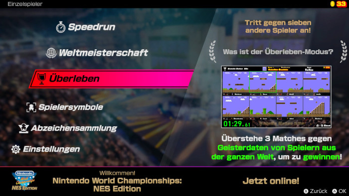 In Überleben treten wir online gegen die Geister von anderen Spielern an. (Bild: Nintendo/Screenshot: Golem.de)
