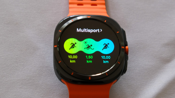 Diesen Multisportmodus gibt es nur auf der Galaxy Watch Ultra. (Bild: Peter Steinlechner/Golem.de)