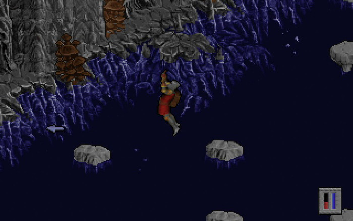 Richtig hüpfen will gelernt sein: Dank des Patches sind die Sprungpassagen deutlich weniger biestig als zum Release-Zeitpunkt. (Quelle: Origin Systems/Medienagentur Plassma)