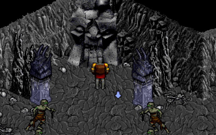 Lithos ist der Titan der Erde und kontrolliert zusammen mit seinen drei Kollegen die Welt von Pagan. (Quelle: Origin Systems/Medienagentur Plassma)