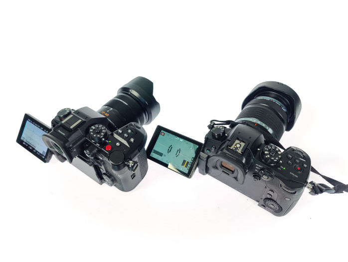 Links die GH7, rechts die GH5 (Bild: Martin Wolf/Golem.de)