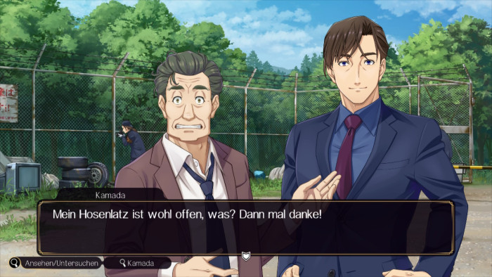 Links der Herr Kommissar, der auch mal für ein Witzchen gut ist. (Bild: Nintendo / Screenshot: Golem.de)