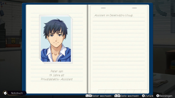 Im Tagebuch sammeln wir alle wichtigen Informationen - auch über uns. (Bild: Nintendo / Screenshot: Golem.de)