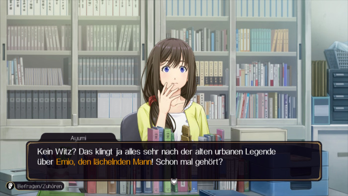 Im Detektivbüro gibt es immer mal Fallbesprechungen. (Bild: Nintendo / Screenshot: Golem.de)