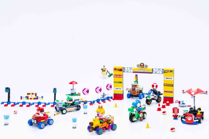 Artwork von Lego Mario Kart (Bild: Lego/Nintendo)