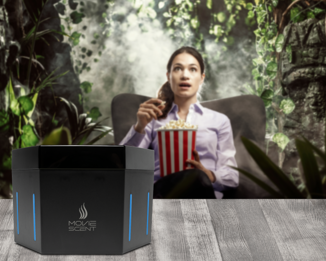 Moviescent verteilt bei Filmen, Serien und Spielen Düfte im Raum. (Bild: Elevated Perceptions)