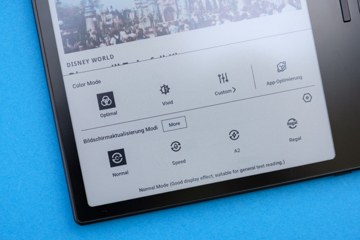 Über verschiedene Optionen können Nutzer die Qualität und die Aktualisierungsrate für jede App einzeln einstellen. (Bild: Tobias Költzsch/Golem.de)