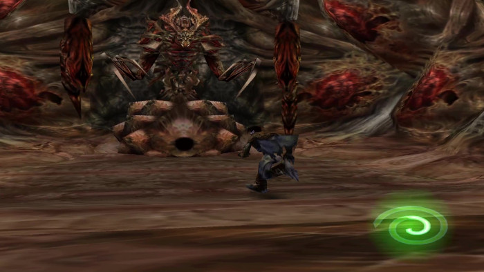 Dieser hässliche Geselle ist einer von Raziels Brüdern, die es zu besiegen gilt. Als Belohnung winkt in diesem Fall die Fähigkeit des Kletterns an rauen Steinwänden. (Quelle: Crystal Dynamics / Medienagentur Plassma)