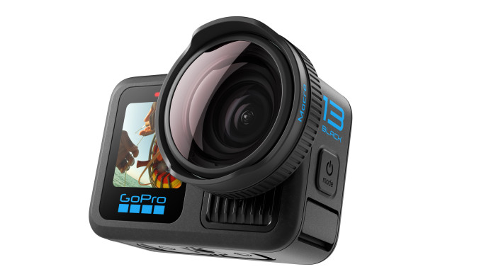 Artwork der Gopro Hero mit Makro-Objektiv (Bild: Gopro)