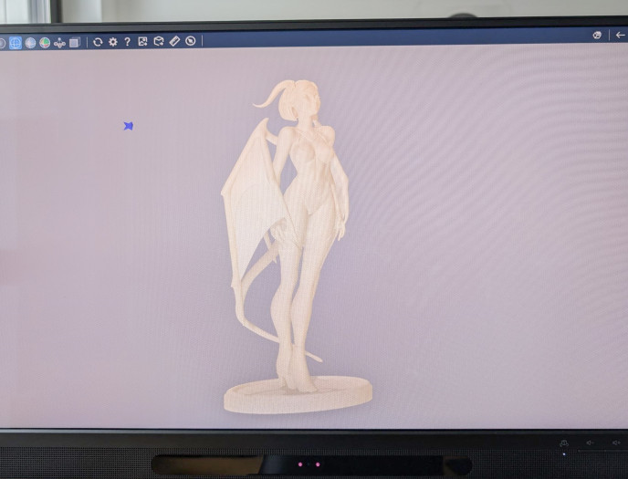 Im 3D-Explorer können wir Modelle im 3D-Modus anschauen. (Bild: Oliver Nickel/Golem.de)