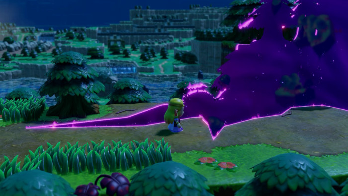 Die mysteriösen Risse breiten sich aus. (Bild: Nintendo / Screenshot: Golem.de)