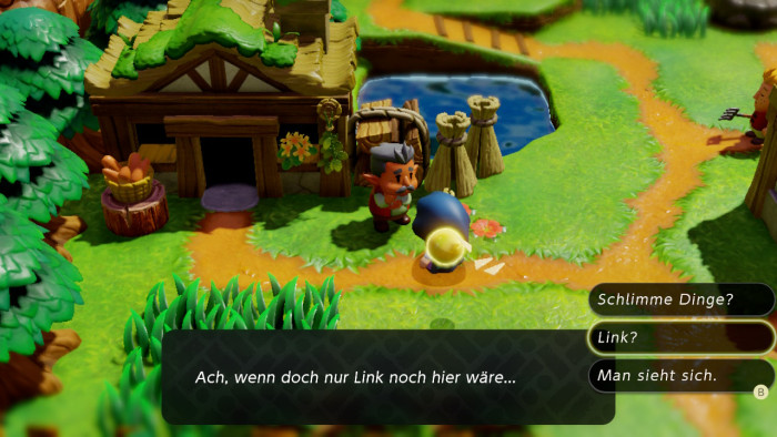 Im Gespräch mit Bürgern haben wir manchmal ein paar Sätze zur Auswahl. (Bild: Nintendo / Screenshot: Golem.de)