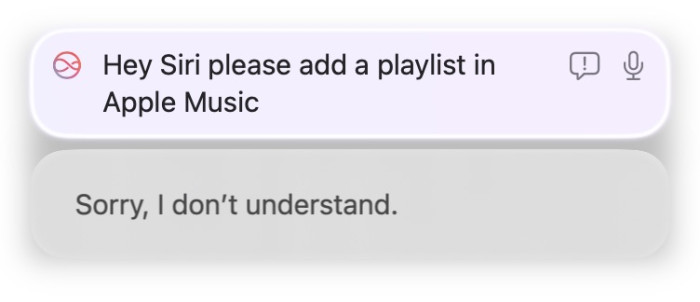 Die Qualität von KI-Siri ist eher fragwürdig. (Screenshot: Christian Rentrop)