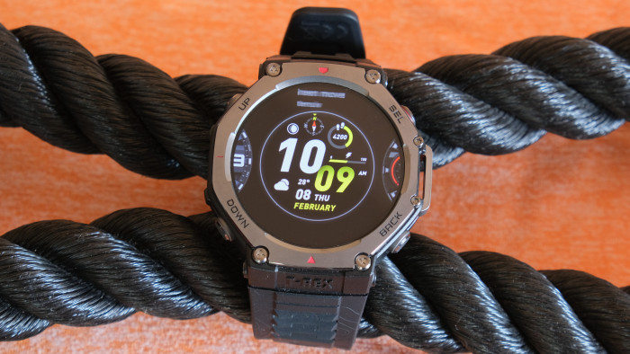 Hier wählen wir per Touch ein anderes Zifferblatt aus. (Bild: Steinlechner / Golem.de)