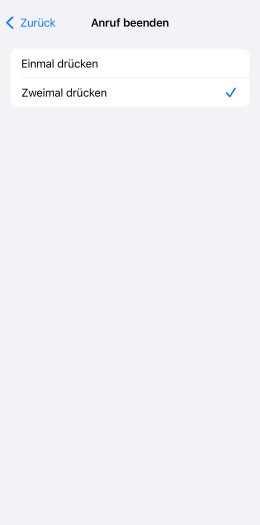 Die Tastenbelegung der Anruffunktionen lässt sich nur eingeschränkt anpassen. (Bild: Apple/Screenshot: Golem.de)