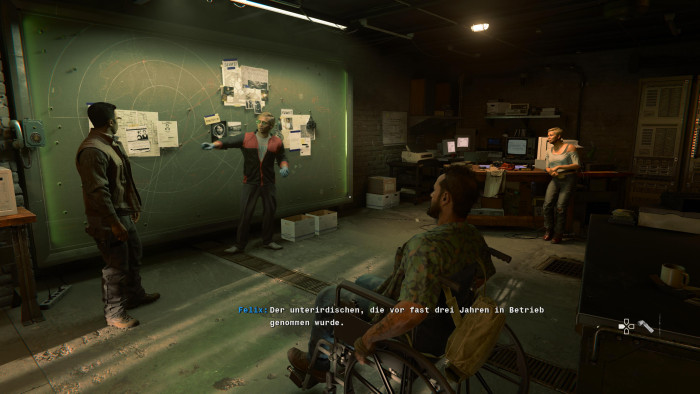 Eine Besprechung mit den anderen Teammitgliedern. (Bild: Activision / Screenshot: Golem.de)