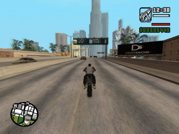 Die Spielwelt von GTA: San Andreas besteht nach Angaben des Herstellers aus rund 16.000 einzigartigen Gebäuden und Objekten. (Bild: Rockstar Games)