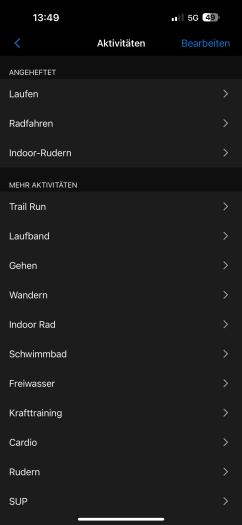 Die Enduro 3 kann Massen an Aktivitäten aufzeichnen.(Bild: Garmin / Screenshot: Golem.de)