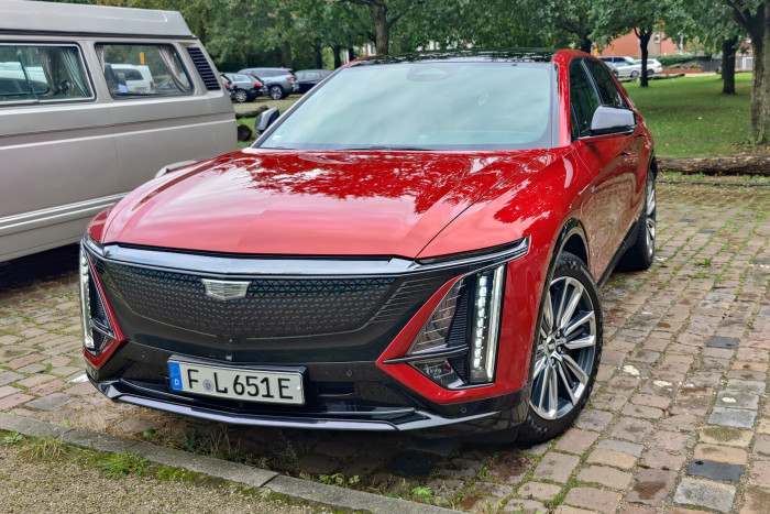 Der Cadillac Lyriq ist ein vollelektrisches SUV des US-Konzerns General Motors. (Foto: Friedhelm Greis/Golem.de)