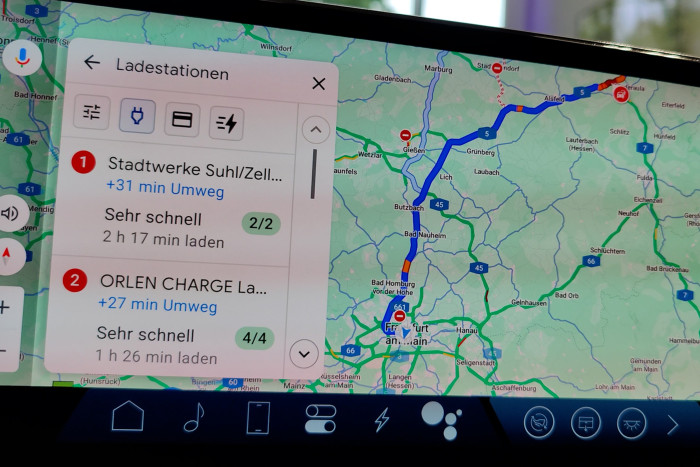 Die Vorschläge zu Ladestopps sind manchmal nicht nachvollziehbar.  (Foto: Friedhelm Greis/Golem.de)