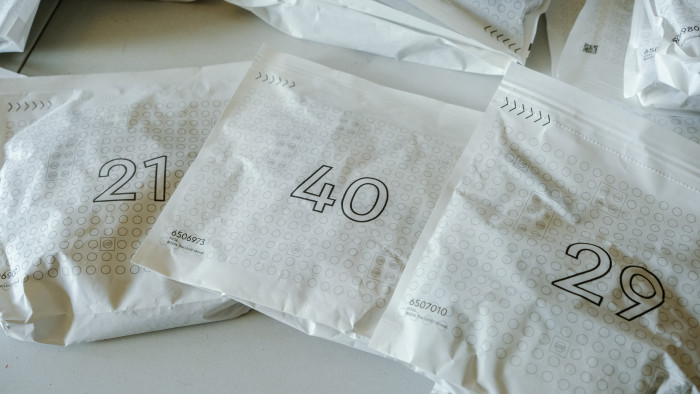 Lego Barad-Dur 10333 im Aufbau (Bild: Oliver Nickel/Golem.de)