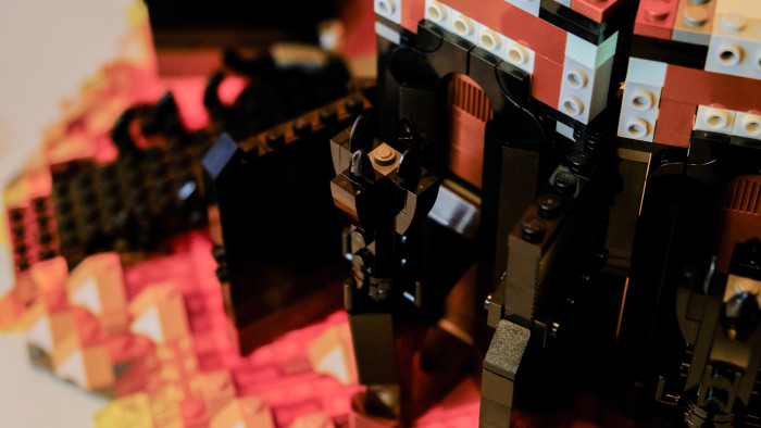 Lego Barad-Dur 10333 im Aufbau (Bild: Oliver Nickel/Golem.de)