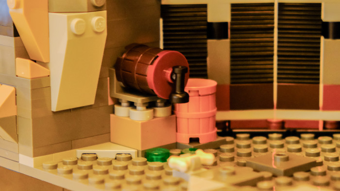 Lego Barad-Dur 10333 im Aufbau (Bild: Oliver Nickel/Golem.de)