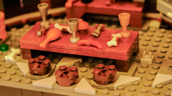 Lego Barad-Dur 10333 im Aufbau (Bild: Oliver Nickel/Golem.de)