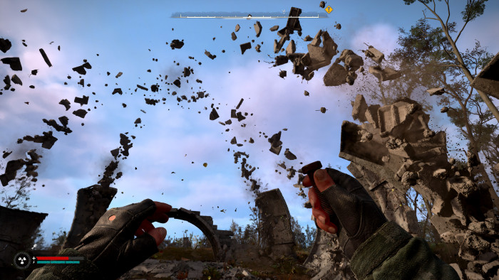 Eine besonders mysteriöse und sehenswerte Anomalie ... (Bild: GSC Game World / Screenshot: Golem.de)