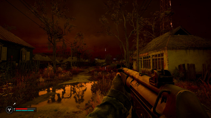 Ein Unwetter bei Nacht sieht besonders spektakulär aus. (Bild: GSC Game World / Screenshot: Golem.de)