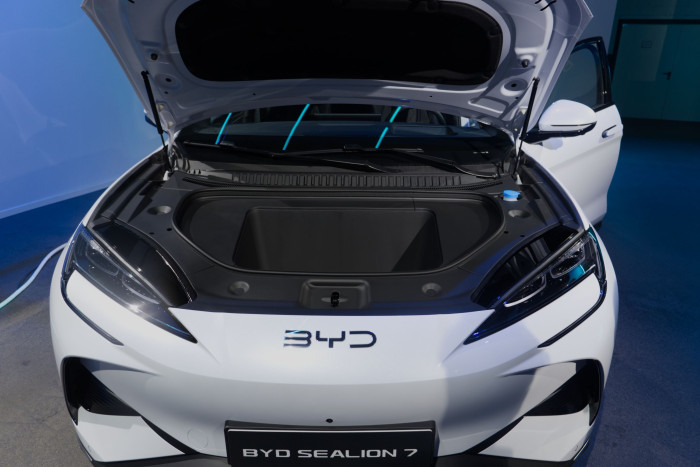 Blick in den Frunk (Bild: Werner Pluta/Golem.de)