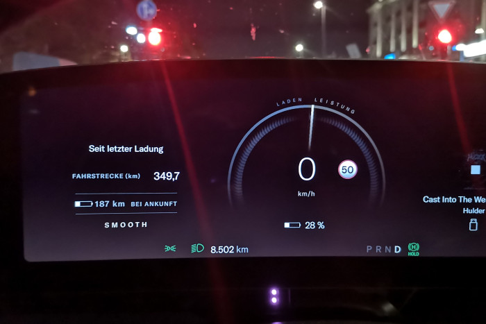 Reichweitenangst kam bei dem Auto nicht auf. (Bild: Werner Pluta/Golem.de)