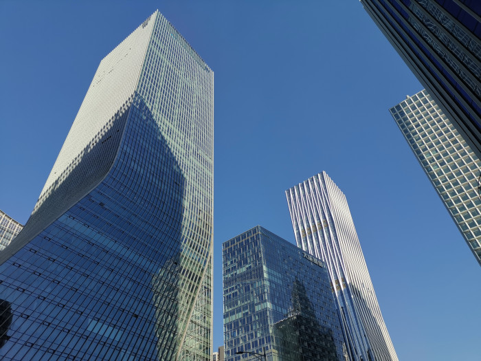 Der Bezirk von Shenzhen, wo die Robotertaxis herrschen. (Achim Sawall / Golem.de)