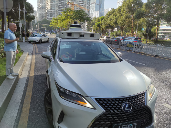 Das Robotaxi ist da. (Achim Sawall / Golem.de)