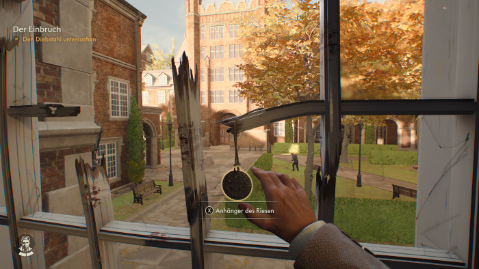 An seiner Universität klärt Indiana Jones einen Einbruch auf. (Bild: Bethesda / Screenshot: Golem.de)