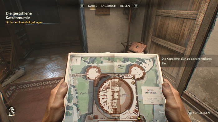 Mit diesen Karten (die wir erst finden müssen) orientieren wir uns in den teils recht komlexen Umgebungen. (Bild: Bethesda / Screenshot: Golem.de)