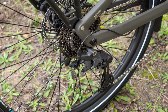 Die Kettenschaltung hat 10 Gänge. (Bild: MartinWolf/Golem.de)