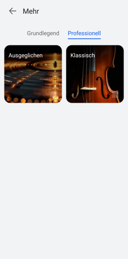Das sind weitere Klangeinstellungen für die Freebuds Pro 4. (Bild: Huawei/Screenshot: Golem.de)