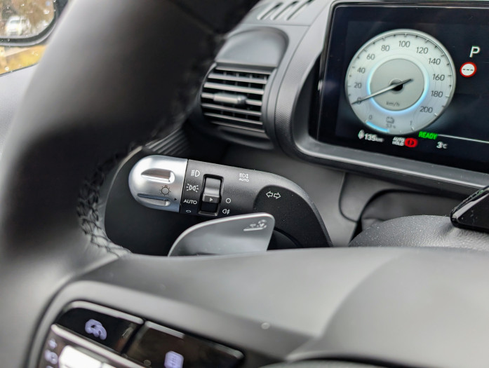 Der Blinkerhebel ...