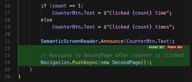 Einzelne Code Anpassungen im Merge-Stil (Screenshot: Marco Seraphin)