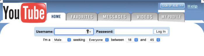 Youtube war ursprünglich als Datingplattform angelegt (Bild: archive.org / Screenshot: Christian Rentrop)