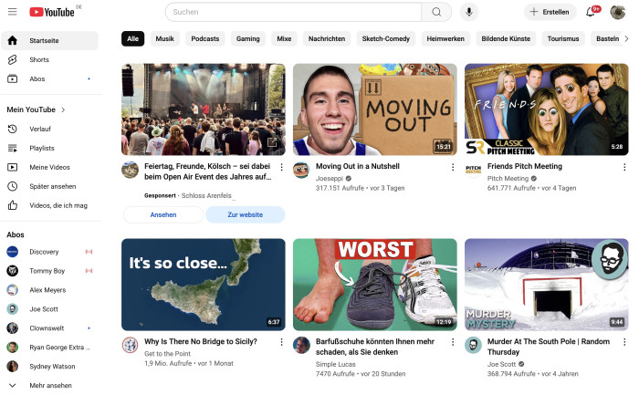 Die Plattform hat sich inzwischen als Medium fest etabliert: Von Albernheiten bis zu seriösem Content gibt es nichts, was es nicht gibt. (Screenshot: Christian Rentrop)