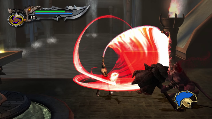 Immer kräftig drauf: Das Kampfsystem ist gleichermaßen komplex wie kontrollierbar. Mit den beiden Aktionstasten führt man schnelle Kombos aus und kann Gegner sogar in die Luft schleudern. (Bild: Sony Playstation/Screenshot: Medienagentur Plassma)