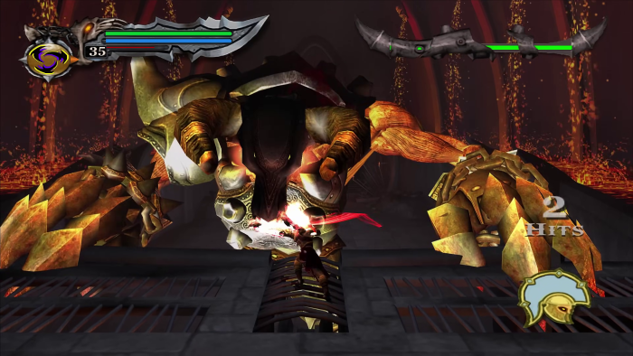 Die Bossgegner sind zweifellos beeindruckend und füllen teilweise den halben Bildschirm aus. Hier geht es vor allem darum, Angriffsmuster zu erkennen und Zeitfenster für Angriffe zu finden. (Bild: Sony Playstation/Screenshot: Medienagentur Plassma)