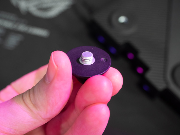 Die Füße haben ein Standard-Kameragewinde.