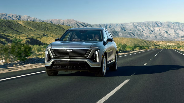 Der Cadillac Vistiq soll in 3,7 Sekunden von null auf 100 km/h beschleunigen. (Bild: Cadillac)