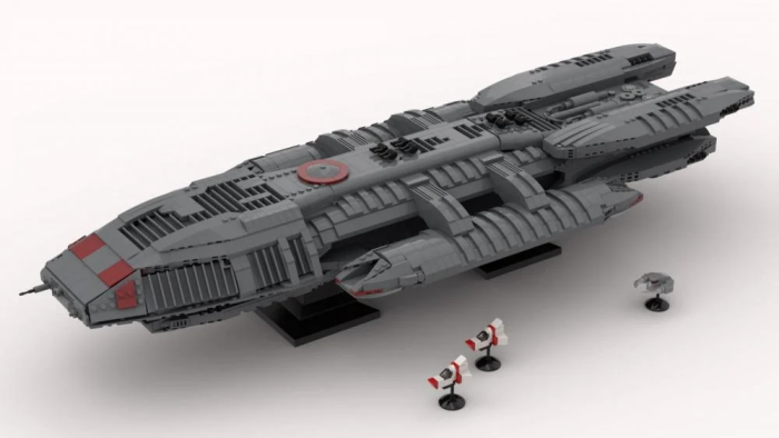 Futuristisches großes Mutterschiff 108752 (Bild: Bluebrixx)