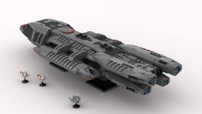 Futuristisches großes Mutterschiff 108752 (Bild: Bluebrixx)